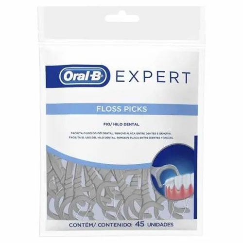 Fio Dental Oral-b Expert Floss Picks c/45