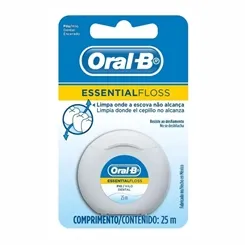Fio Dental Oral-B Essential-floss encerado, 25m