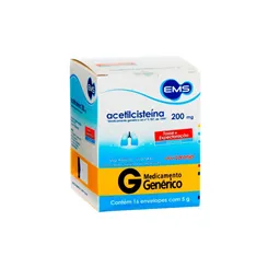 Fluimucil 200mg, caixa com 16 comprimidos efervescentes