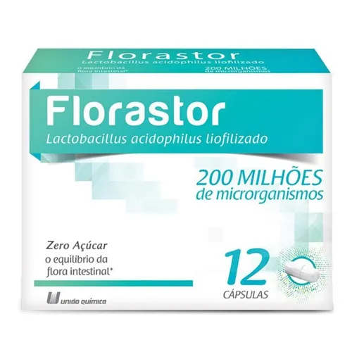 Florastor caixa com 12 cápsulas