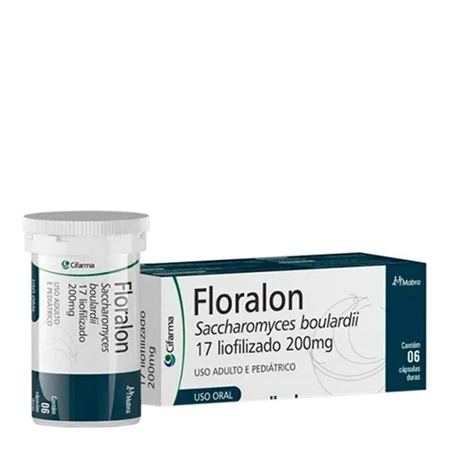 Floralon 200mg, frasco com 6 cápsulas duras