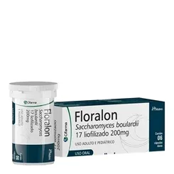 Floralon 200mg, frasco com 6 cápsulas duras