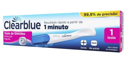 Teste de Gravidez Clearblue Detecção Rápida c/1