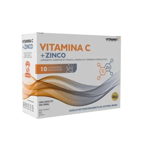 Vitamina C + Zinco c/10 Efervescentes Vitavant