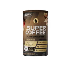 SUPER COFFEE CAFFEINE ARMY CHOCOLATE (LÍNGUA DE GATO) 380G