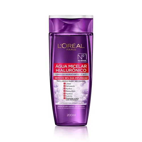 L OREAL SKIN EXPER AG MIC HIALU 200ML x 1 - LOREAL PARIS