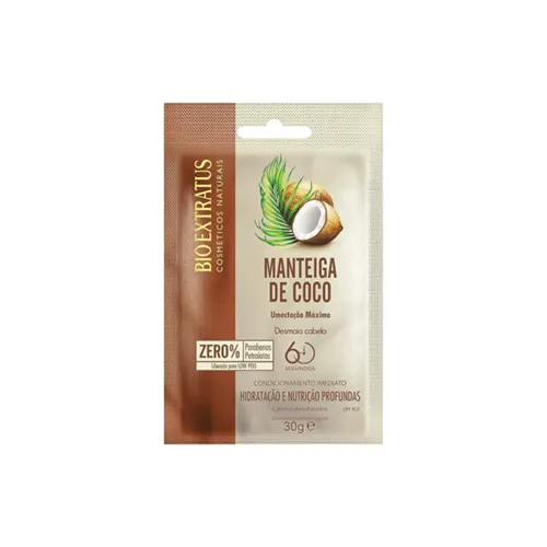 Manteiga de Coco Capilar Bio Extratus sachê 30g