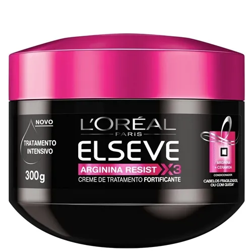 Creme de Tratamento Elseve Arginina Resist X3 com 300g