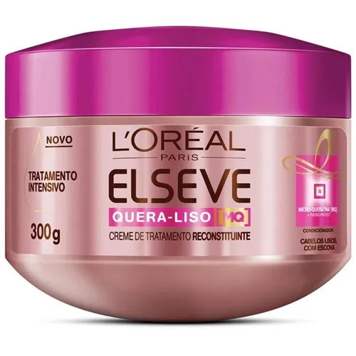Creme de Tratamento Elseve Quera-Liso MQ 300g
