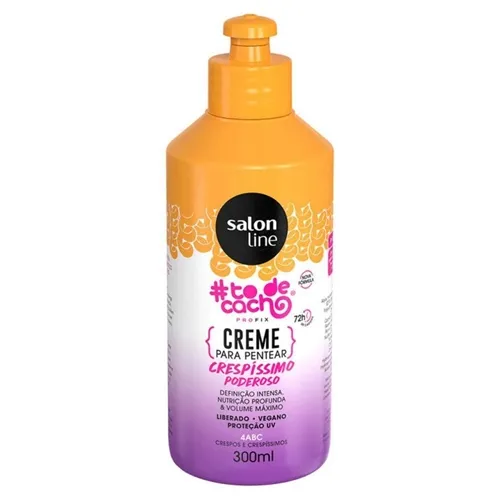 Creme para Pentear Tô de Cacho Que tal? Crespíssimo Poderoso Salon Line 300mL