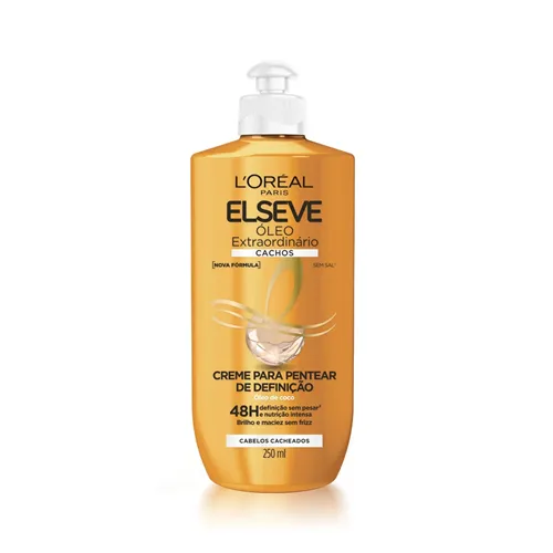 Creme de Pentear Elseve Óleo Extraordinário Cachos 250mL