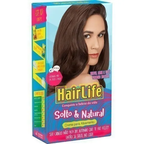Creme Alisante HairLife Solto & Natural 180g