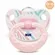 Chupeta Nuk Classic 0 a 6 meses, decorada, rosa