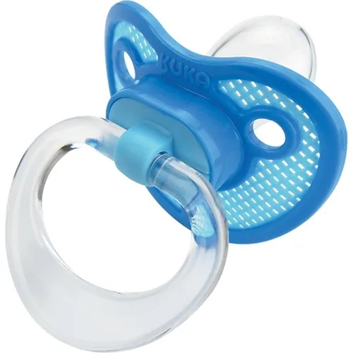 Chupeta Kuka Super Ventilada orto, 6+ meses, ortodôntica, azul