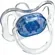 Chupeta Kuka Cristal Color 6+ Meses, Azul