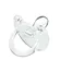Chupeta Kuka Siliconte Soft Orto 0 a 6 Meses, Transparente