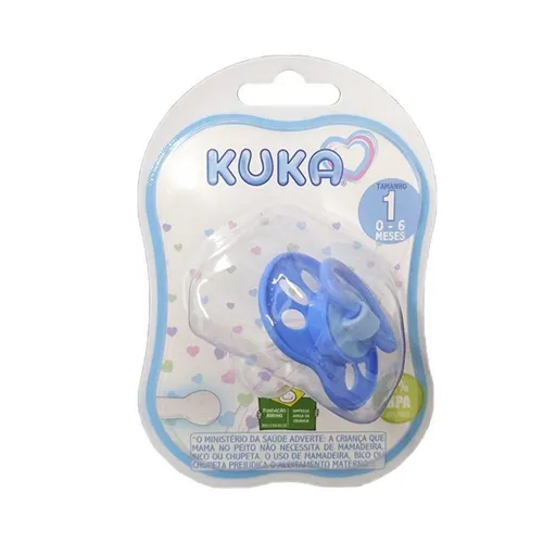 Chupeta Kuka Aquarela 0 a 6 meses, azul