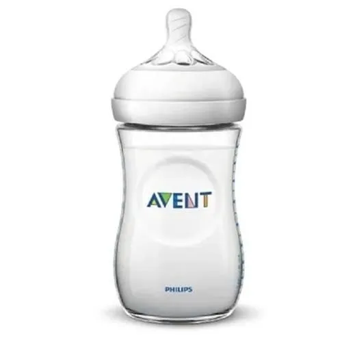 Mamadeira Avent Pétala 0+ meses, transparente, 260mL