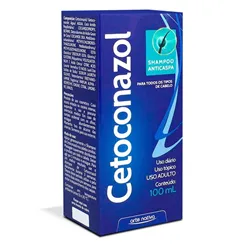 Cetoconazol Arte Nativa frasco com 100mL de shampoo