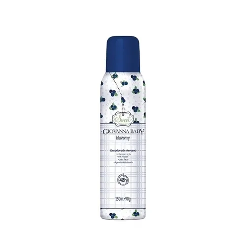 Desodorante Aero Giovanna Baby Sweet Blueberry 150ml