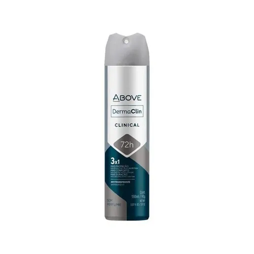 Desodorante Aerosol Above Derma Clinical Sem Perfume 150ml