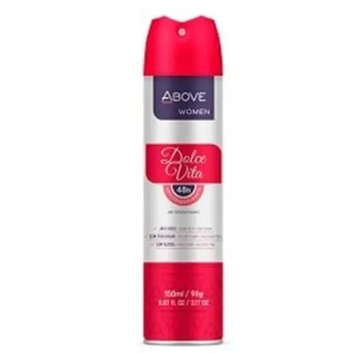 Desodorante Antitranspirante Above Women dolce vita, aerosol, 150mL