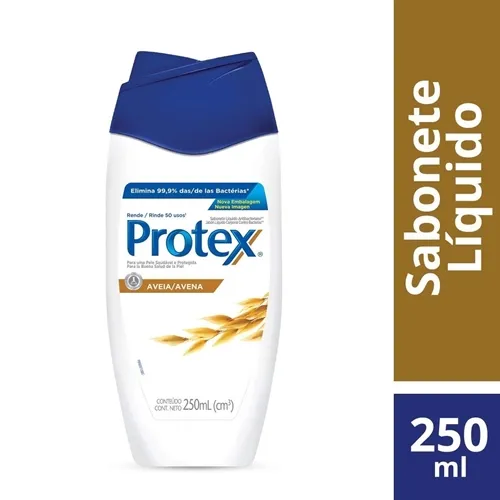 Sabonete Antibacteriano Protex aveia, líquido, 250mL