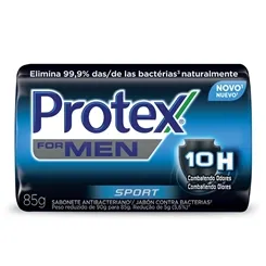 Sabonete Antibacteriano Protex For Men Sport, barra, 85g
