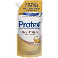 Sabonete Antibacteriano Protex Vitamina E refil, líquido, 500mL