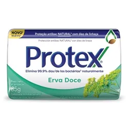 Sabonete Antibacteriano Protex erva-doce, barra, 85g