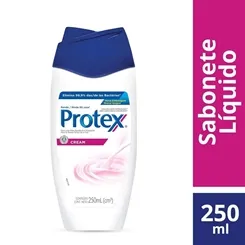 Sabonete Antibacteriano Protex Cream líquido, 250mL