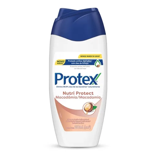 Sabonete Protex Pró-Hidrata Oil Complex óleo de macadâmia, líquido, 250mL