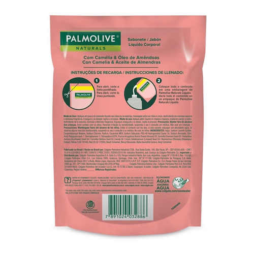 Sabonete Líquido Palmolive Naturals Óleo Nutritivo Refil 200mL