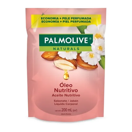 Sabonete Líquido para as mãos Palmolive Naturals Óleo Nutritivo 200ml - Refil