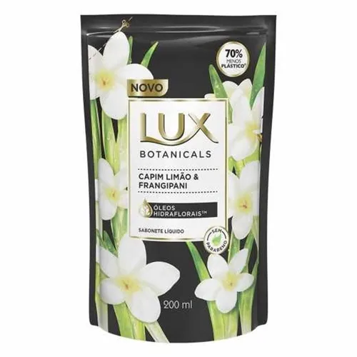 Refil Sabonete Lux Liquido Capim Limão 200ml