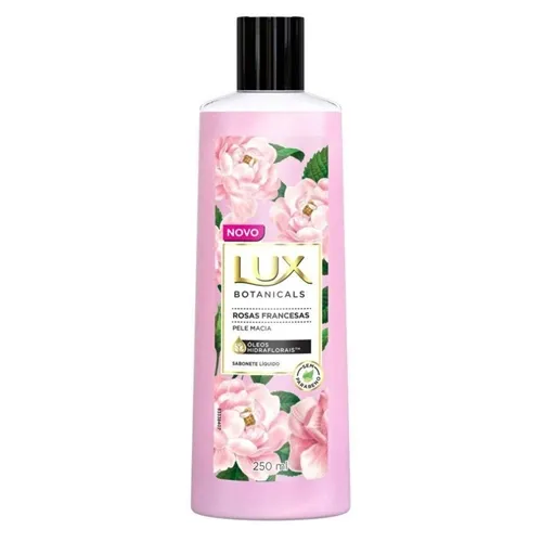 Sabonete Lux Botanicals rosas francesas, líquido, 250mL