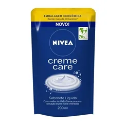 Refil Sabonete Líquido Corporal Nivea Creme Care com 200ml
