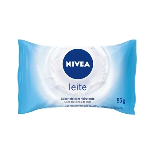 Sabonete Hidratante Nivea leite, barra, 90g
