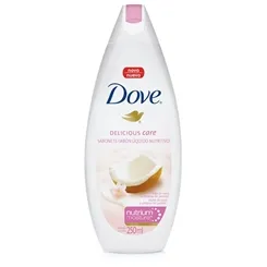 Sabonete Dove Delicious Care leite de coco e pétalas de jasmim, líquido, 250mL
