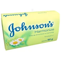 Sabonete Johnson's Hipoalergênico chá de erva-doce e camomila, barra, 90g