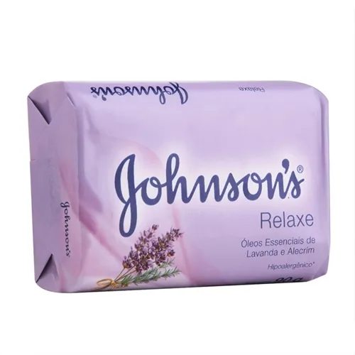 Sabonete Johnson's Hipoalergênico lavanda e alecrim, barra, 90g
