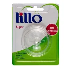Bico de Mamadeira Lillo Super Silicone, Universal, 1 Unidade