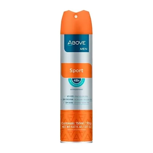 Desodorante Antitranspirante Above Men sport, aerosol, 150mL