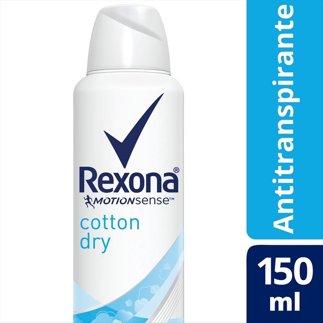 Desodorante Rexona Cotton Dry Aerosol - 150ml