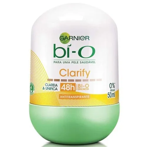 Desodorante Garnier Bí-O Clarify tradicional, roll-on, 50mL