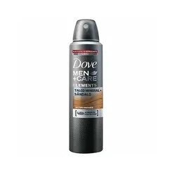 Desodorante Dove Men + Care Talco Mineral e Sândalo aerosol, 150mL