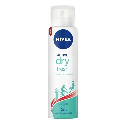 Desodorante Feminino Nivea Active Dry Fresh aerosol, 150mL