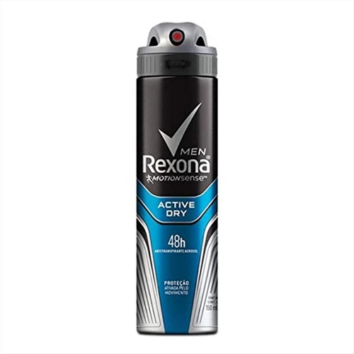 Desodorante Masculino Rexona Motionsense active dry, aerosol, 150mL -  Desodorante Masculino Rexona Motionsense active dry, aerosol, 150mL -  UNILEVER