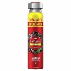 Desodorante Antitranspirante Masculino Old Spice lenha, aerosol, 200mL