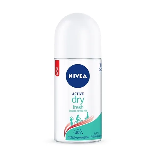 Desodorante Feminino Nivea Active Dry Fresh roll-on, 50mL